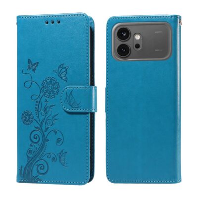 Honor 600 5G / 600 Pro 5G Suojakotelo Kukka Sininen