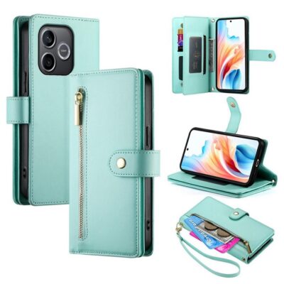 Honor 600 Lite 5G Käsilaukku Lompakko Turkoosi