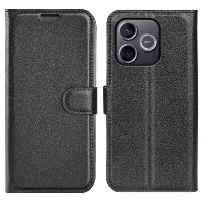 Honor 600 Lite 5G Suojakotelo PU-Nahka Musta