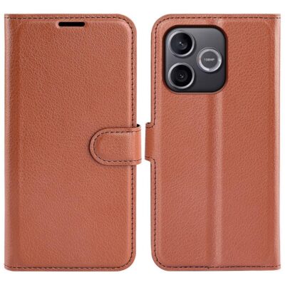 Honor 600 Lite 5G Suojakotelo PU-Nahka Ruskea