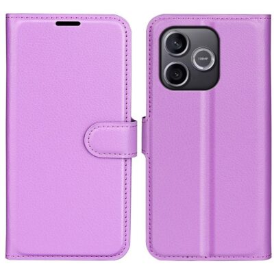 Honor 600 Lite 5G Suojakotelo PU-Nahka Violetti