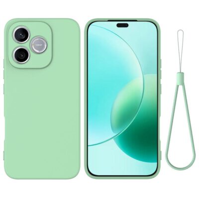 Honor 600 Lite 5G Suojakuori Silikoni Vihreä