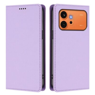 Honor 600 5G / 600 Pro 5G Kannellinen Kotelo RFID Vaaleanvioletti