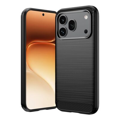 Honor 600 5G / 600 Pro 5G Suojakuori Hiilikuitu Musta
