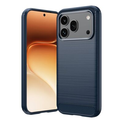 Honor 600 5G / 600 Pro 5G Suojakuori Hiilikuitu Punainen