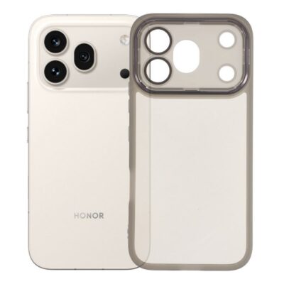 Honor 600 Pro 5G Suojakuori Läpikuultava Musta