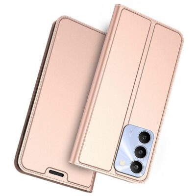 Realme C100 5G Kannellinen Suojakotelo Ruusukulta