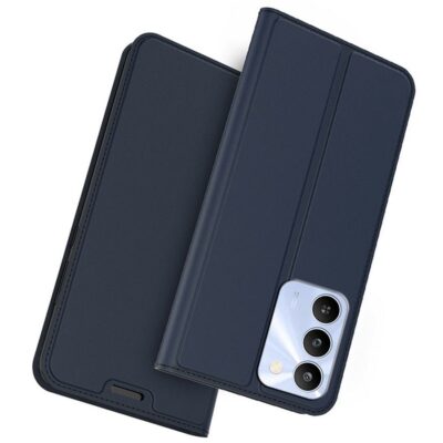 Realme C100 5G Kannellinen Suojakotelo Tummansininen