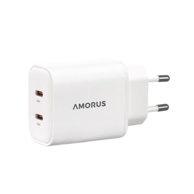 Amorus Pikalaturi USB-C + USB-C 45W