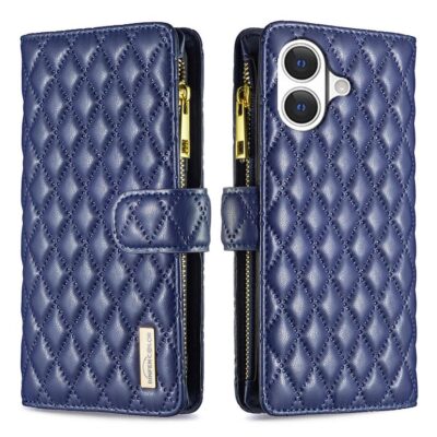 Apple iPhone 17 Lompakko Rhombus Sininen