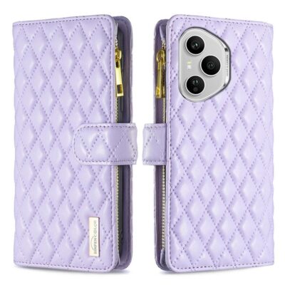 Honor 400 Pro 5G Lompakko Rhombus Violetti