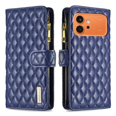 Honor 600 5G / 600 Pro 5G Lompakko Rhombus Sininen