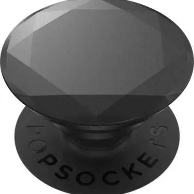 PopSockets PopGrip Premium Puhelinpidike Metallic Diamond Black