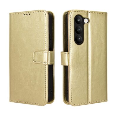 Realme C100 5G Suojakotelo PU-Nahka Kulta