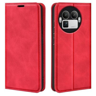 Realme GT 8 Pro 5G Kannellinen Suojakotelo Punainen