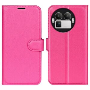 Realme GT 8 Pro 5G Lompakkokotelo PU-Nahka Pinkki