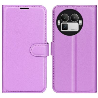 Realme GT 8 Pro 5G Lompakkokotelo PU-Nahka Violetti