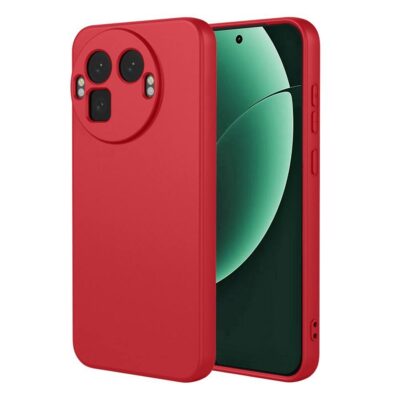 Realme GT 8 Pro 5G Silikoni Suojakuori Punainen
