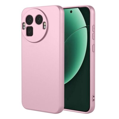 Realme GT 8 Pro 5G Silikoni Suojakuori Vaaleanpunainen