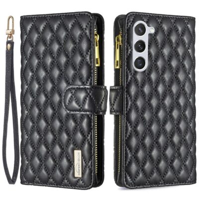 Samsung Galaxy S26 5G Lompakko Rhombus Musta