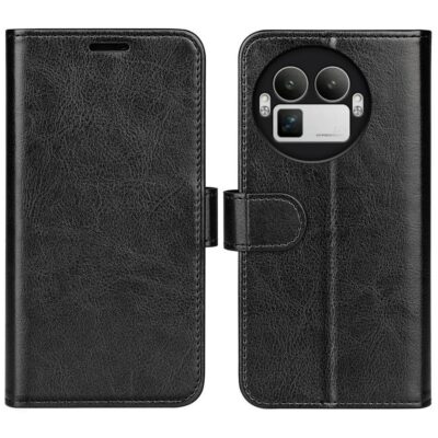 Realme GT 8 Pro 5G Lompakko Suojakotelo Musta